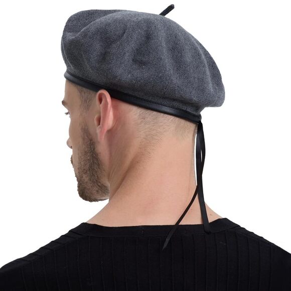 4437 Cotton French Beret Hat For Women Military Style Berets Cap Men main image 4